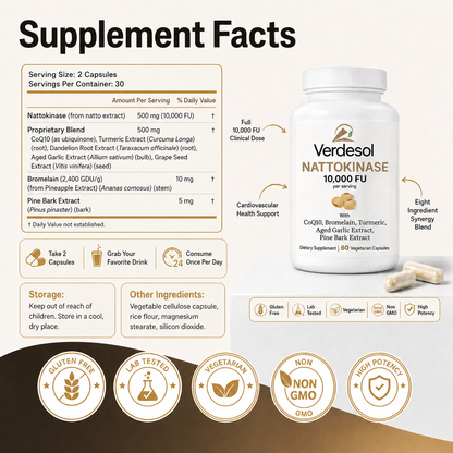 Verdesol Nattokinase 10,000 FU